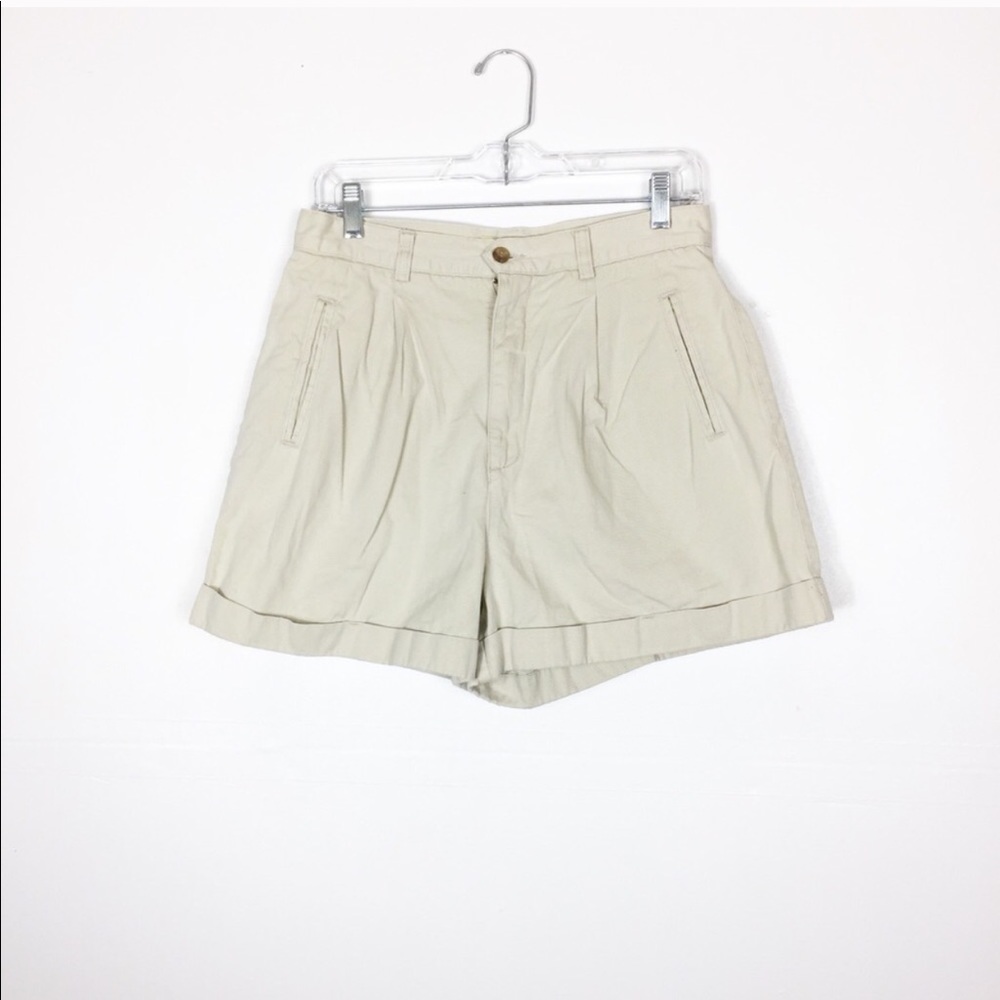 The Limited Khaki Highwaisted Chinos Shorts - Picture 3 of 8
